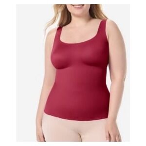NWT Ruby Ribbon Sleek Shape Tank Rustic Red Smoothing Shaping‎ Top Size 44